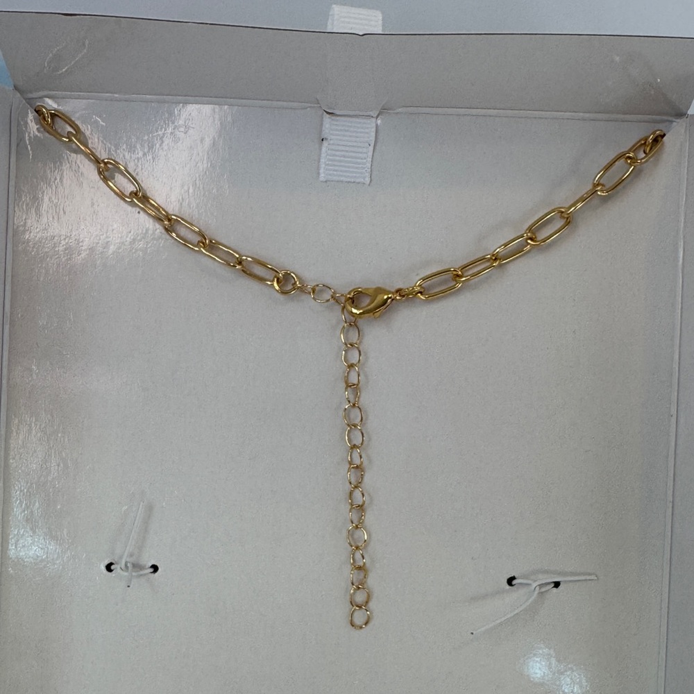 House of Harlow 1960 Gold Shell and Multicolor Necklace 17 + 3” - Picture 3 of 3